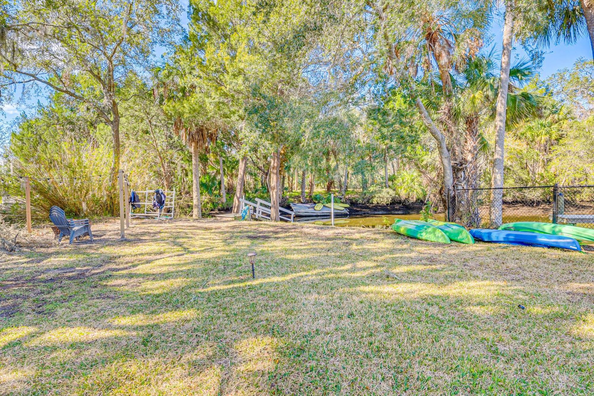 Riverfront Home With Boat Dock And Kayaks! Crystal River Exteriér fotografie